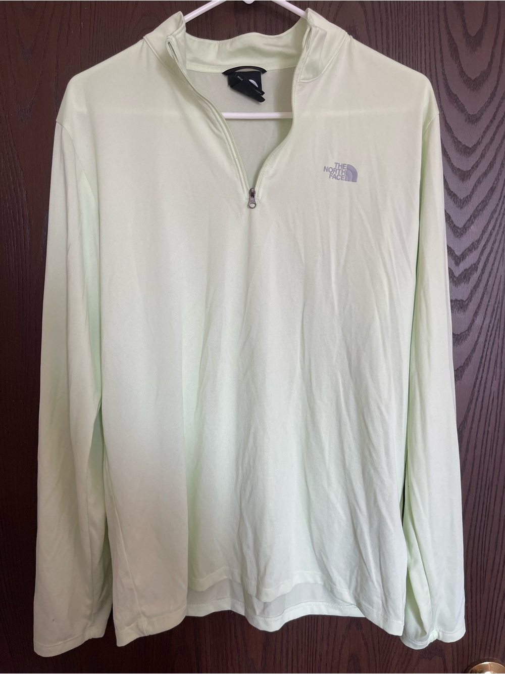 The North Face Men’s Pale Green Half-Zip Pullover